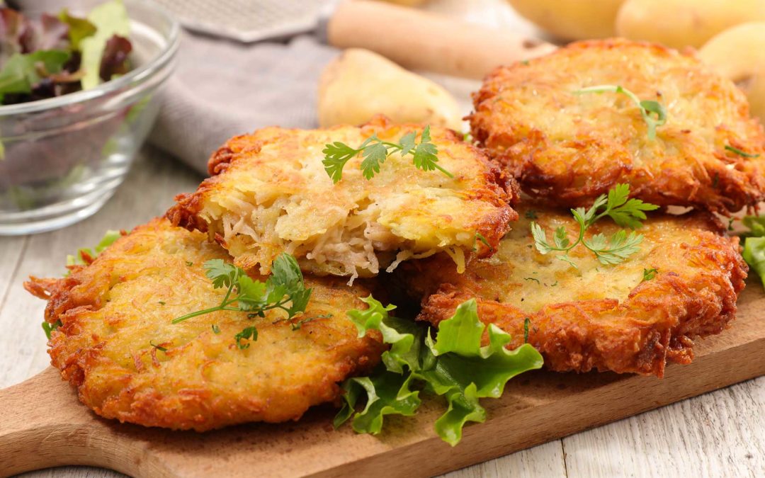 Les galettes de pommes de terre et carottes